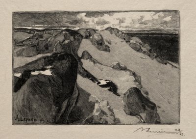 Arbonne, Gros Sablon autorstwa Auguste Louis Lepère