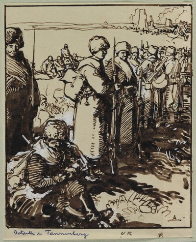 Bitwa pod Tannenbergiem, 1914. autorstwa Auguste Louis Lepère