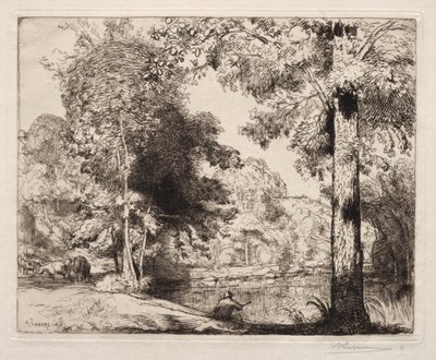 Krawędzie życia autorstwa Auguste Louis Lepère