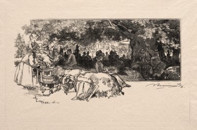 Zwykła stołówka Pichard autorstwa Auguste Louis Lepère
