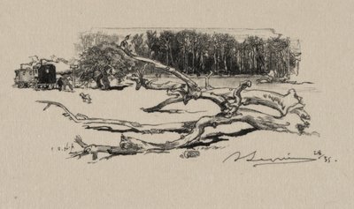 Carrefour de lEpine, 1887. autorstwa Auguste Louis Lepère
