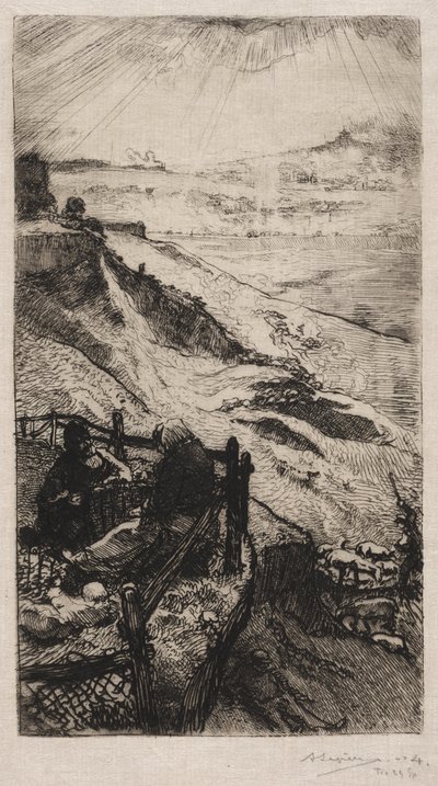 Kariera Ameryki pod Paryżem, 1898. autorstwa Auguste Louis Lepère