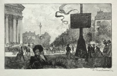 Róg Królewskiej Ulicy autorstwa Auguste Louis Lepère