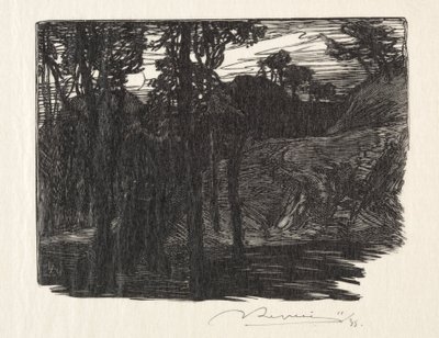 Wieczór. autorstwa Auguste Louis Lepère