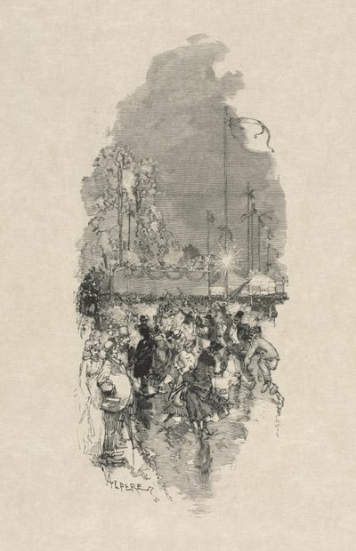 Festiwal autorstwa Auguste Louis Lepère