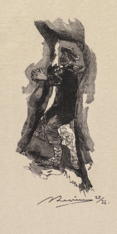 Las Fontainebleau: Przełęcz Siedmiu Jaskiń La Forêt de Fontainebleau..., 1890. autorstwa Auguste Louis Lepère