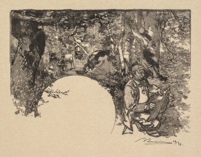 Las Fontainebleau: Malarze autorstwa Auguste Louis Lepère