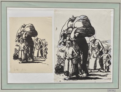 Uciekinierzy autorstwa Auguste Louis Lepère