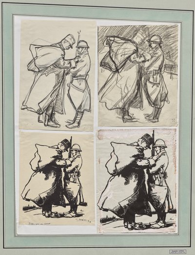 Joffre, ojciec żołnierza autorstwa Auguste Louis Lepère