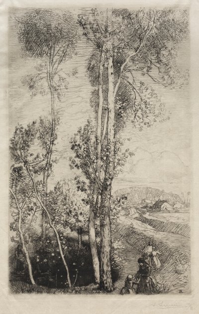 La Petite Mare, 1908. autorstwa Auguste Louis Lepère