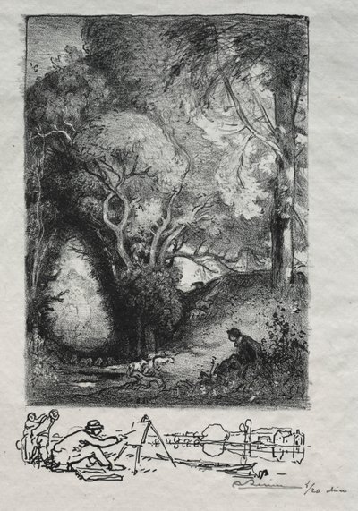 La Ravine w czerwcu autorstwa Auguste Louis Lepère