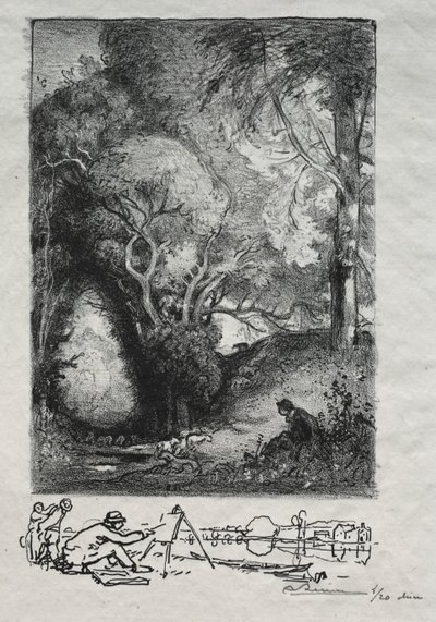 La Ravine w czerwcu 1913 r. autorstwa Auguste Louis Lepère
