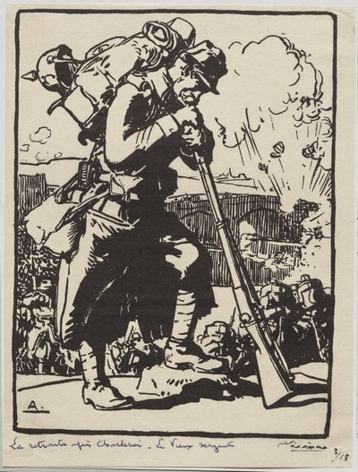 Rekolekcje po Charleroi... autorstwa Auguste Louis Lepère