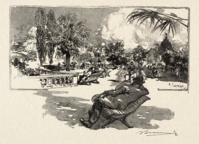 Taras Sztuk Wyzwolonych autorstwa Auguste Louis Lepère