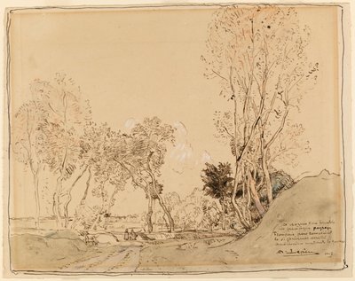 Krajobraz autorstwa Auguste Louis Lepère