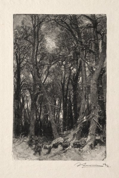 Le Bas Breau. autorstwa Auguste Louis Lepère