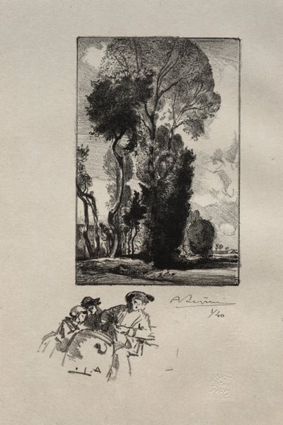 Le Bocage. autorstwa Auguste Louis Lepère