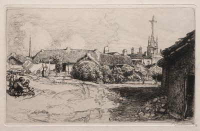 Kalwaria, St. Jean-de-Mont, 1909. autorstwa Auguste Louis Lepère