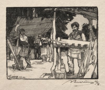 Producent listew autorstwa Auguste Louis Lepère