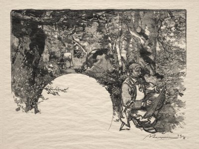 Malarze autorstwa Auguste Louis Lepère