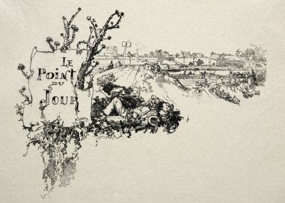 Punkt dzienny. autorstwa Auguste Louis Lepère