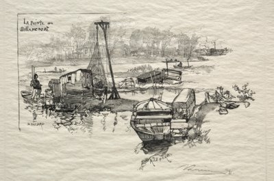 Punkt Billancourt. autorstwa Auguste Louis Lepère