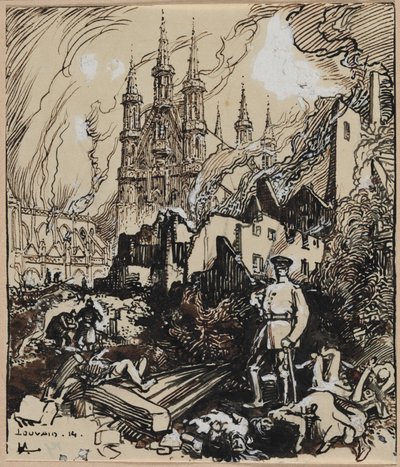 Louvain autorstwa Auguste Louis Lepère