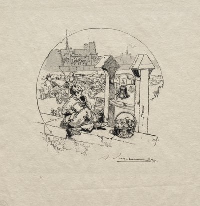Rynek Apple, nr 2. autorstwa Auguste Louis Lepère