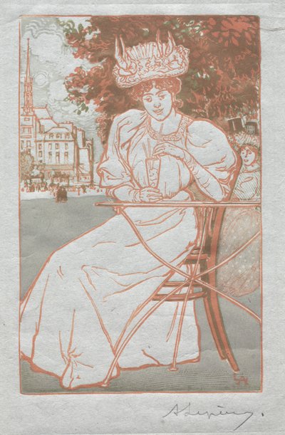 Almanach Paryski, 1897: Lato autorstwa Auguste Louis Lepère