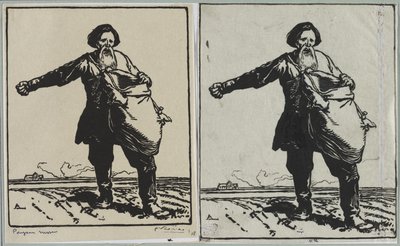 rosyjski chłop autorstwa Auguste Louis Lepère