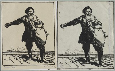 Chłop rosyjski, 1914. autorstwa Auguste Louis Lepère