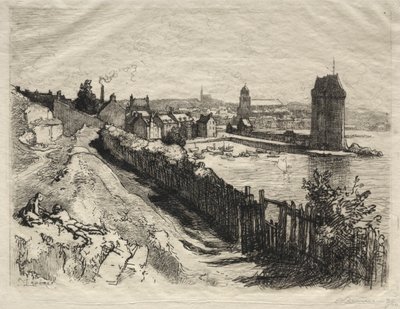 Brama św. Serwana. autorstwa Auguste Louis Lepère