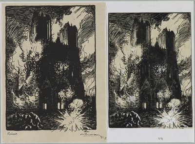 Reims autorstwa Auguste Louis Lepère