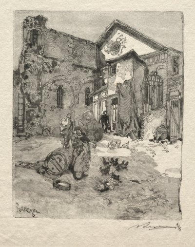 Św. Julian Ubogi: Portal autorstwa Auguste Louis Lepère