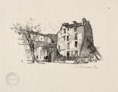 Św. Julien Ubogi: Prezbiterium. autorstwa Auguste Louis Lepère