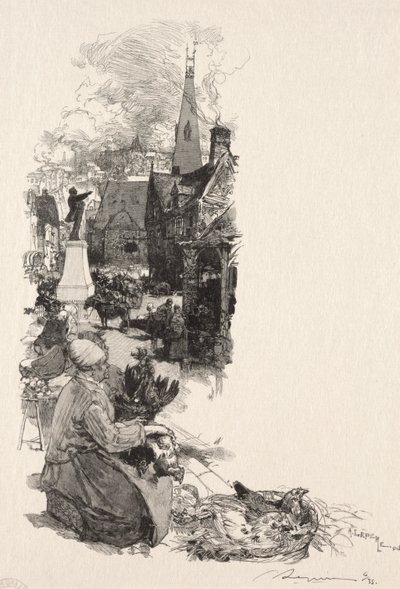 Posąg Wielkiego Człowieka autorstwa Auguste Louis Lepère