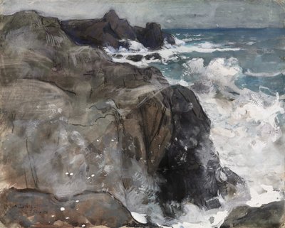 Burza na wyspie Yeu autorstwa Auguste Louis Lepère
