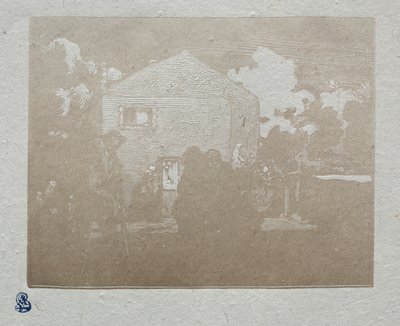 Żebracy w ostatnim domu, 1905. autorstwa Auguste Louis Lepère