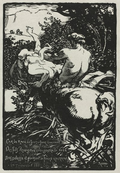 Centaur autorstwa Auguste Louis Lepère