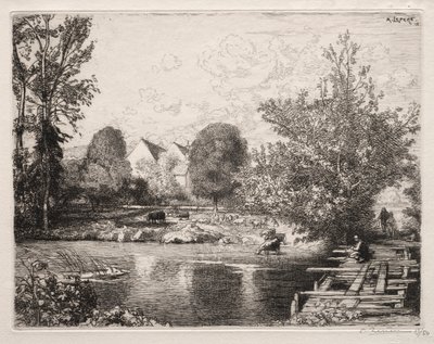 Stara Kładka autorstwa Auguste Louis Lepère