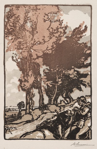 Miejsce Spoczynku, 1904. autorstwa Auguste Louis Lepère