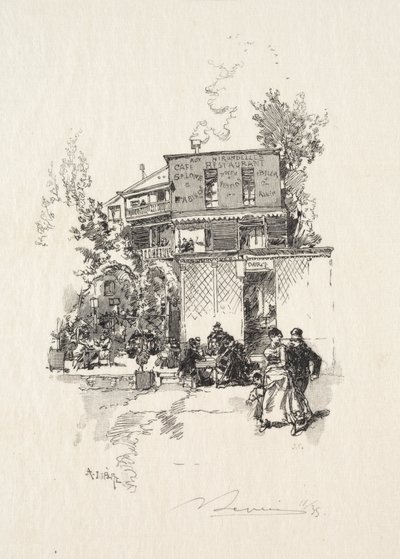Guinguette autorstwa Auguste Louis Lepère