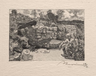 Domek w kamieniołomie autorstwa Auguste Louis Lepère