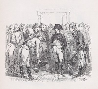 Bóg dobrych ludzi z Dzieł wszystkich Bérangera, 1836. Twórcy: Auguste Raffet, Lacoste, Eugène Guillaumot. autorstwa Auguste Raffet, Lacoste, Eugène Guillaumot