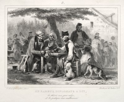 Album na rok 1832: Słynny dyplomata powiedział... autorstwa Auguste Raffet