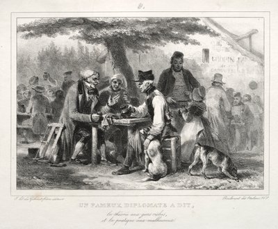 Album na rok 1832: Słynny dyplomata powiedział..., 1832. autorstwa Auguste Raffet