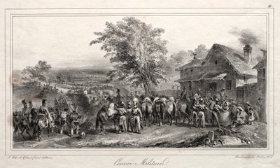 Album na rok 1831: Konwój wojskowy autorstwa Auguste Raffet
