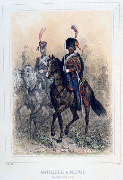 Marszałek Polowy Artylerii Konnej, 1859. autorstwa Auguste Raffet
