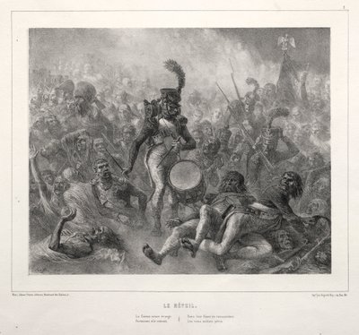Album 1832: Reveil, 1832. autorstwa Auguste Raffet