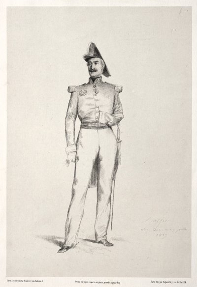 Marszałek Baraquey dHilliers, 1859. autorstwa Auguste Raffet